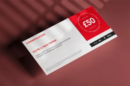 Table Toppers branding