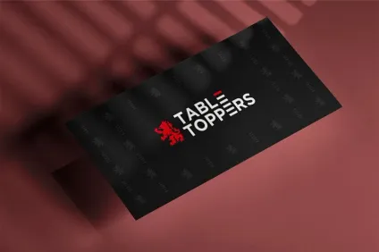 Table Toppers voucher, front