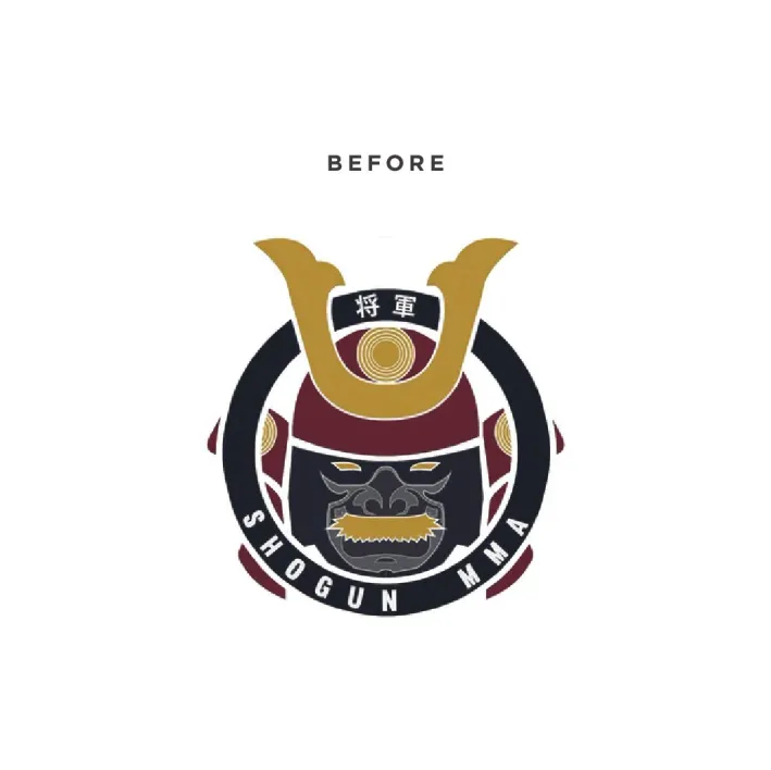 The original Shogun MMA crest before the rebrand