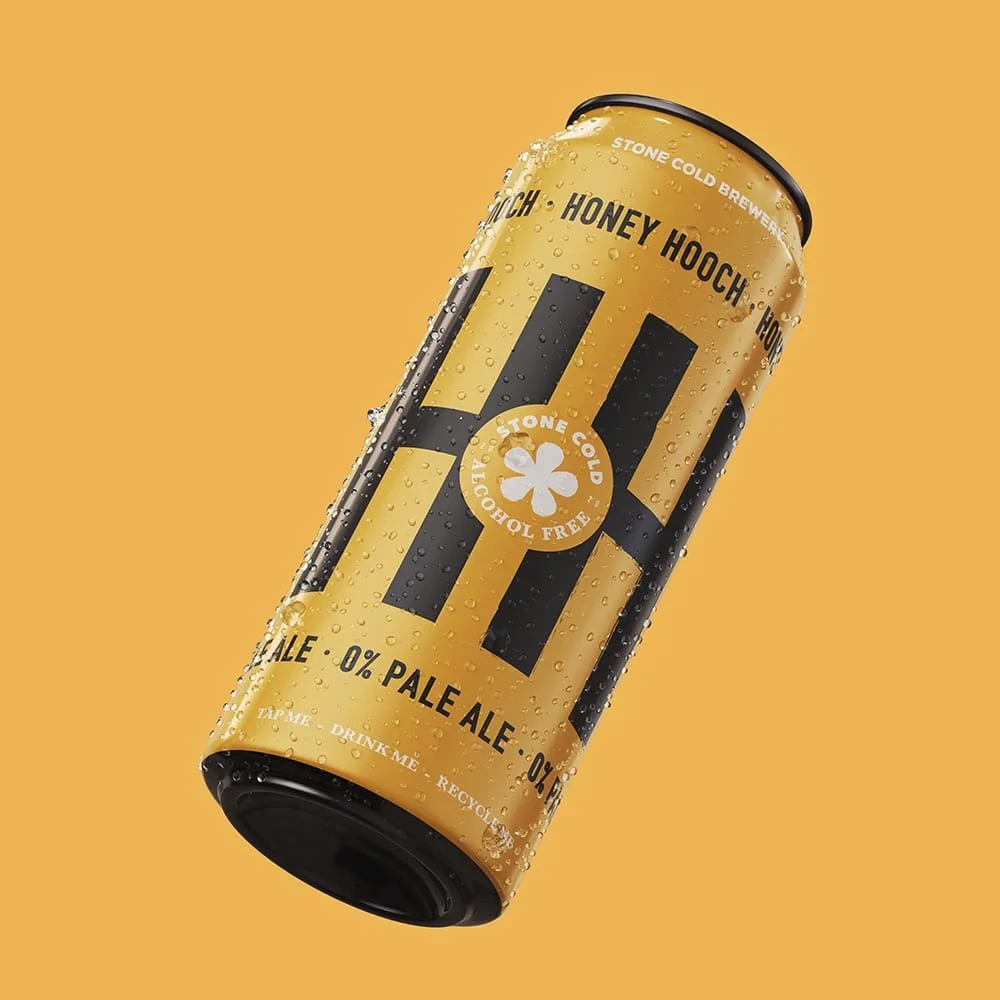 Stone Cold AF Honey Hooch 0% pale ale can
